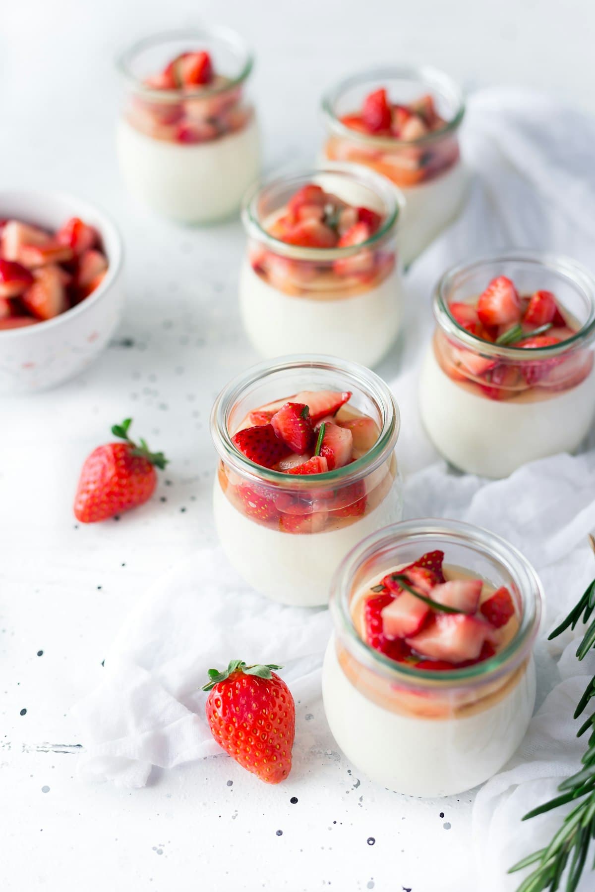 Passion fruit panna cotta